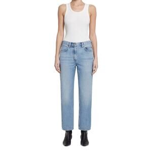 Agolde Valen Straight Leg Jeans Womens 25 Classic High Rise Capsule Wardrobe Z16